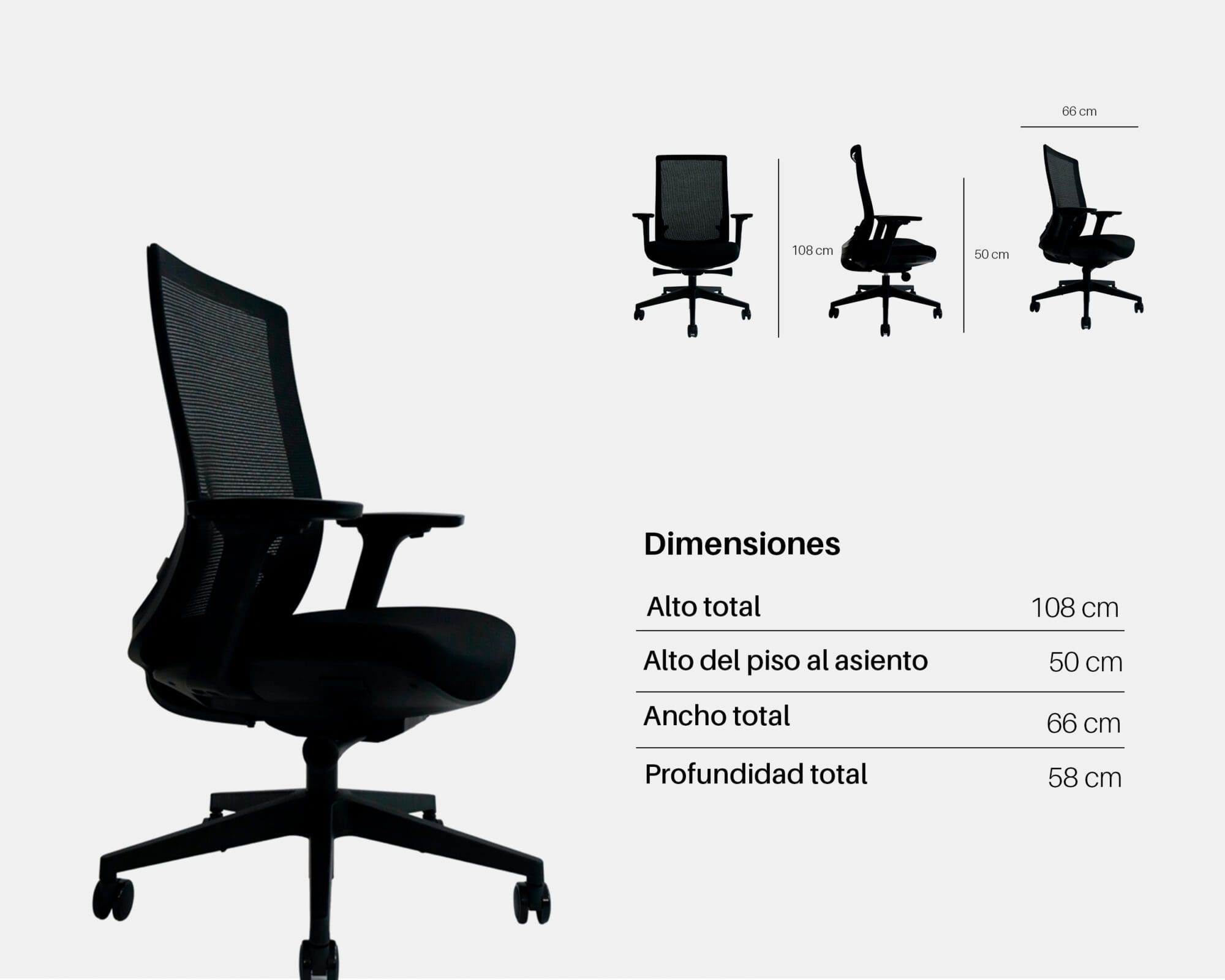 Sillas De Oficina Silla De Escritorio  Nihmo 3