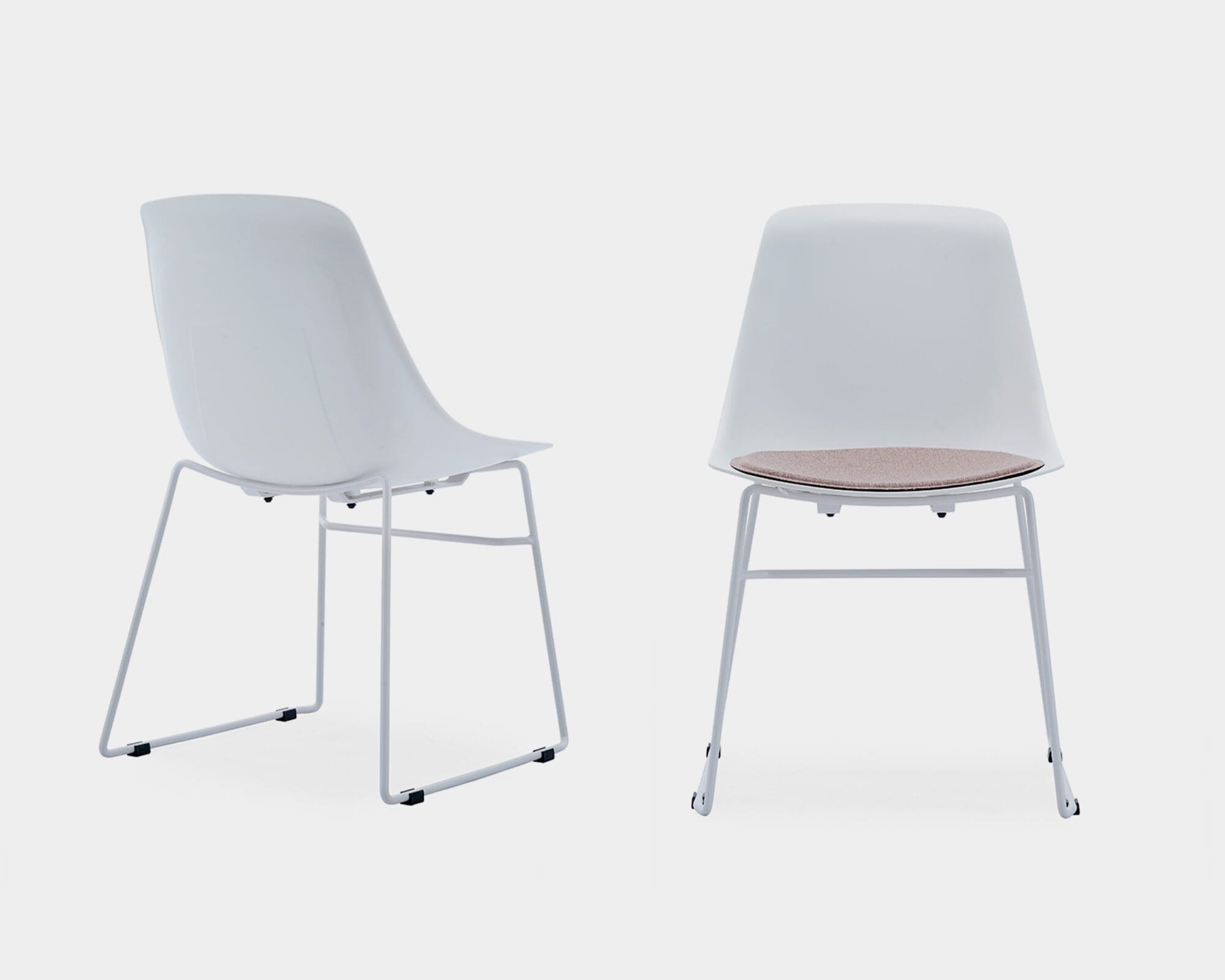 Silla Alta Oficina Blanco