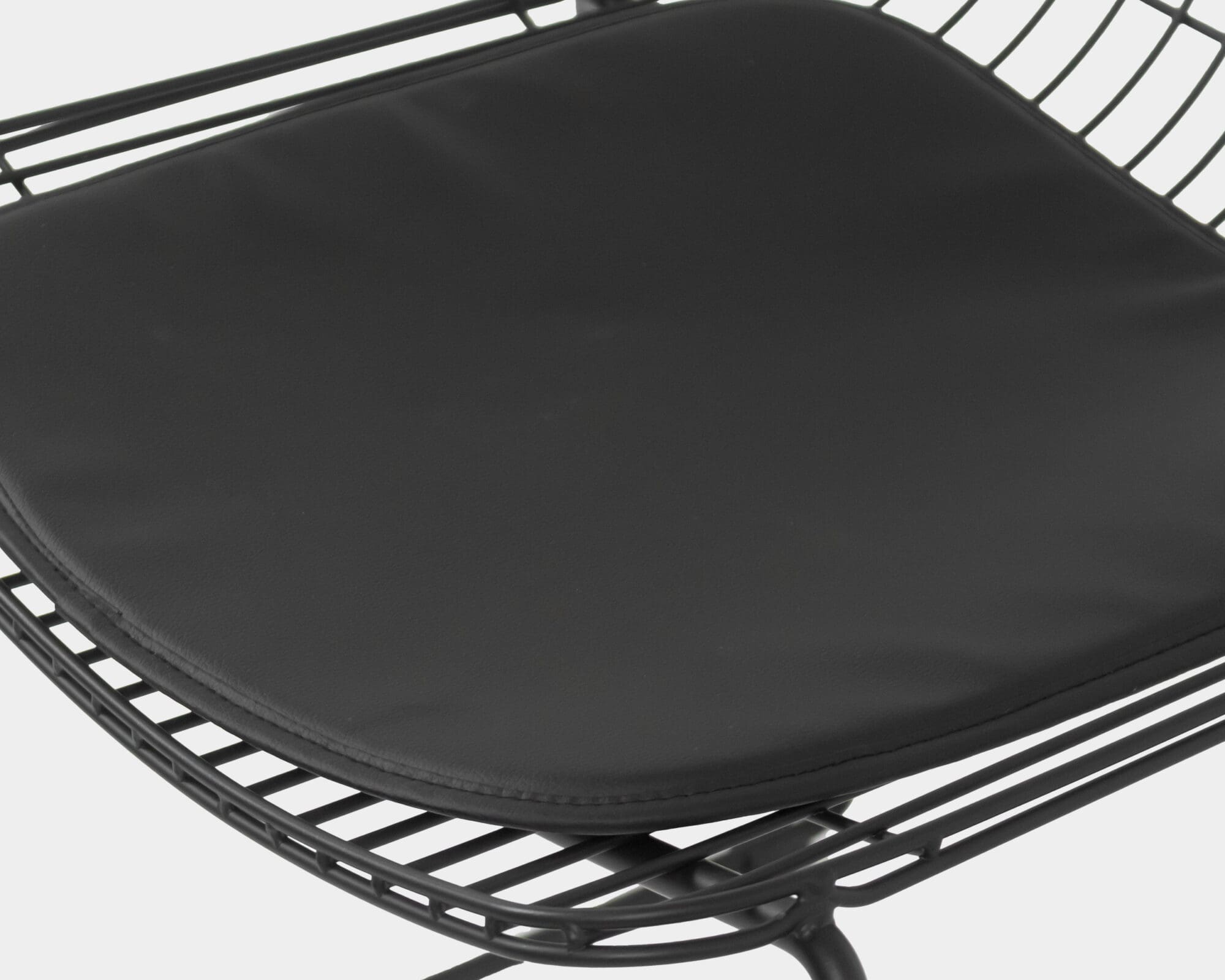 Silla De Comedor De Metal Dessert Negro
