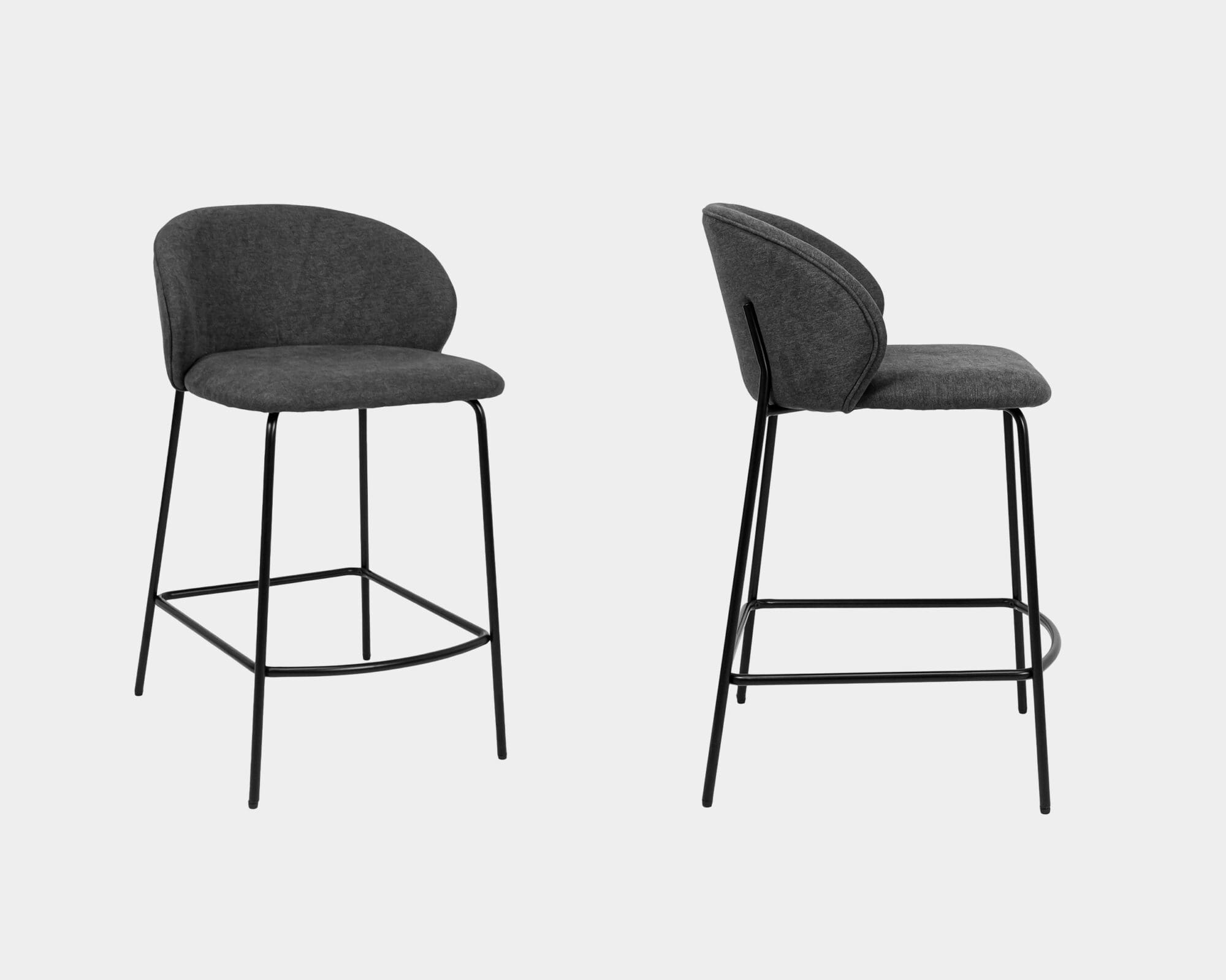Silla Alta Para Barra Ruffi Marrón