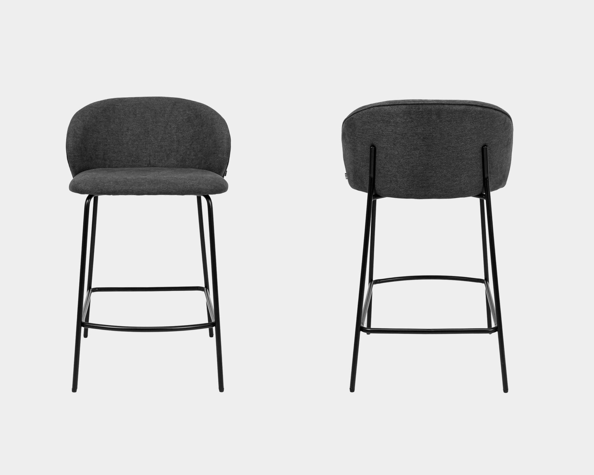 Silla Alta Para Barra Ruffi Marrón