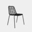 Silla De Comedor De Ratán Mingo Negro