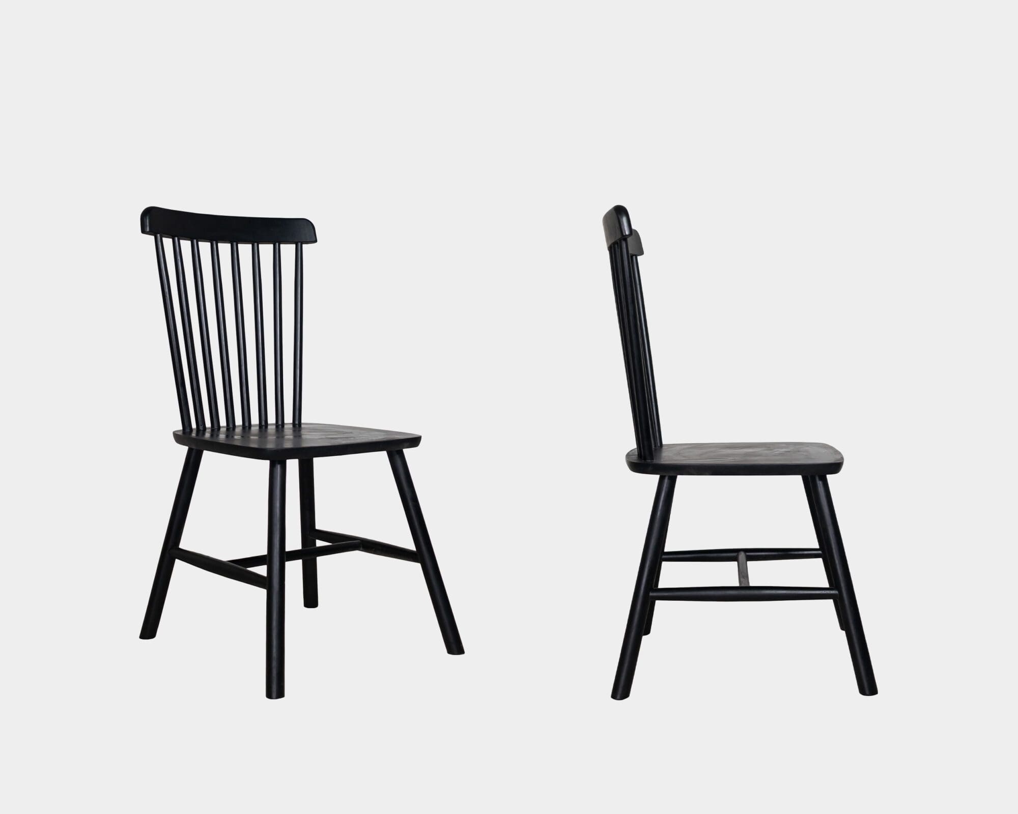 Silla De Comedor De Madera Alland Negro