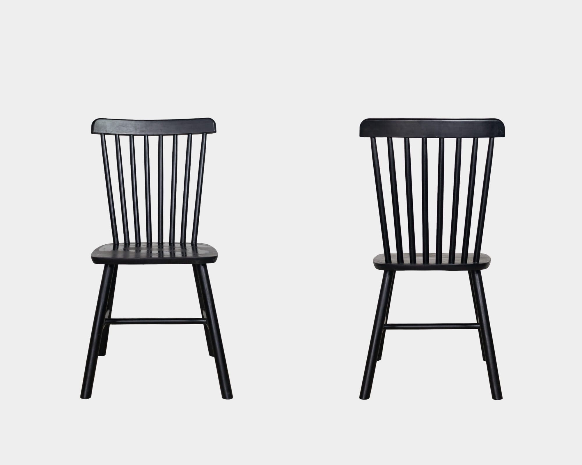 Silla De Comedor De Madera Alland Negro