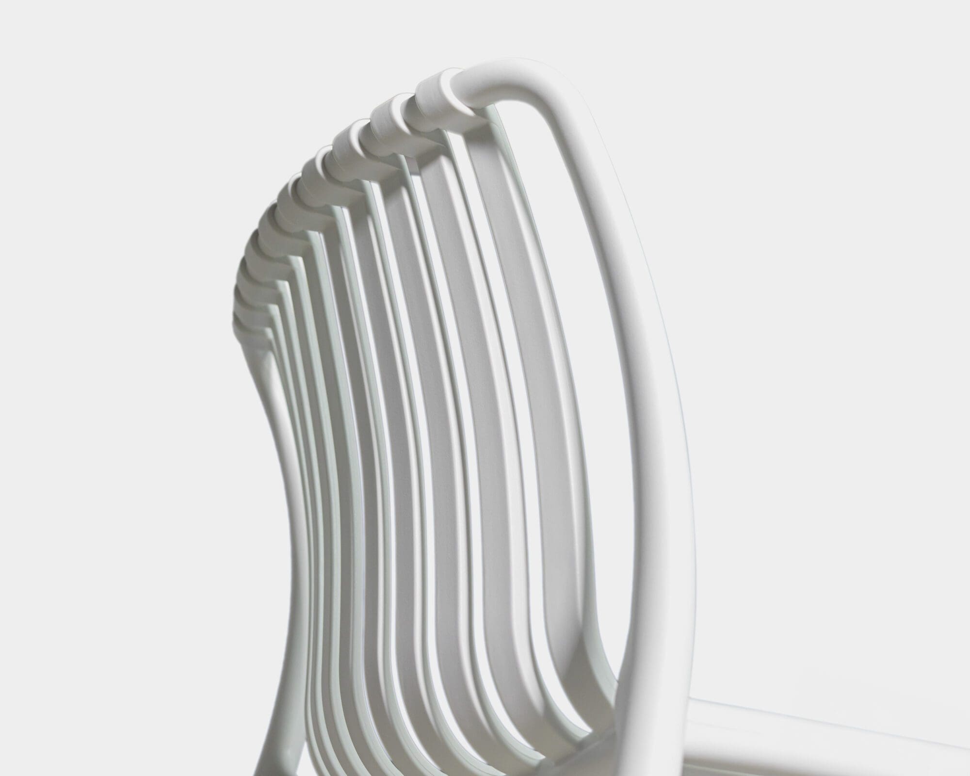 Silla De Comedor De Plástico Lambite Blanco