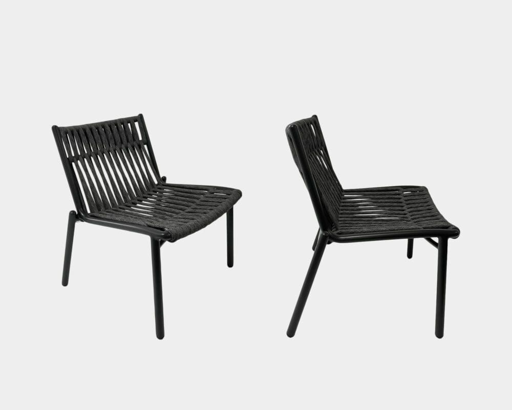 Butaca De Terraza Comte Negro