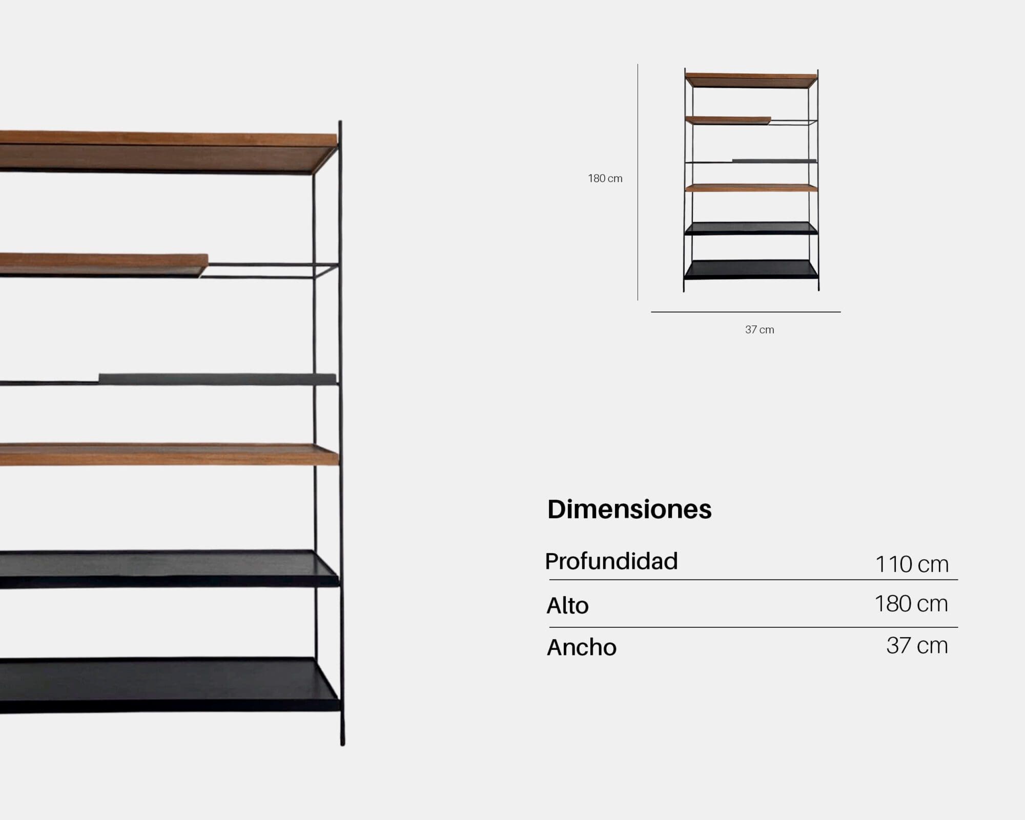 Estante Mueble Para Tv Slide Walnut 3