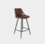 Silla Alta Para Barra Beat Marron
