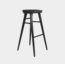 Silla Alta Para Barra Campo Estructura De Madera Color Negro Bar