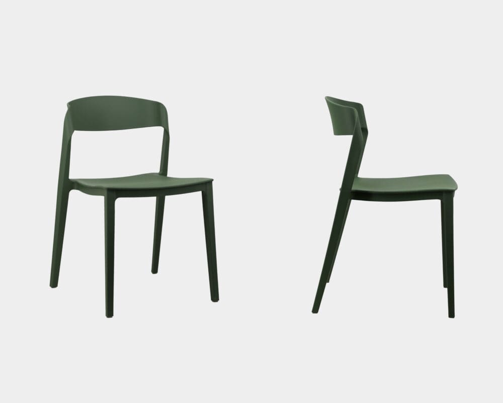 Silla de Comedor De Plástico Lace Green