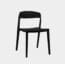 Silla De Comedor De Plástico Lace Black