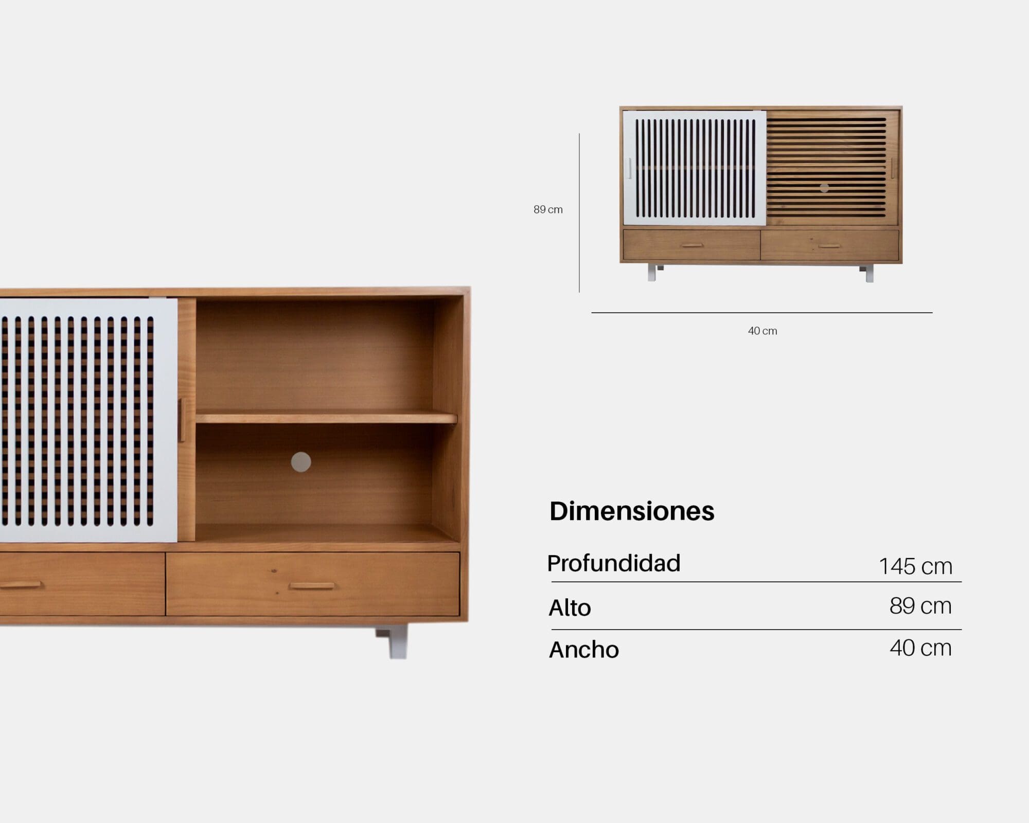 Cajonera De Madera Danish