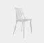 Silla De Comedor De Plástico Dubuffet Blanco