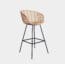 Silla Alta Para Barra Lincon Marron Claro