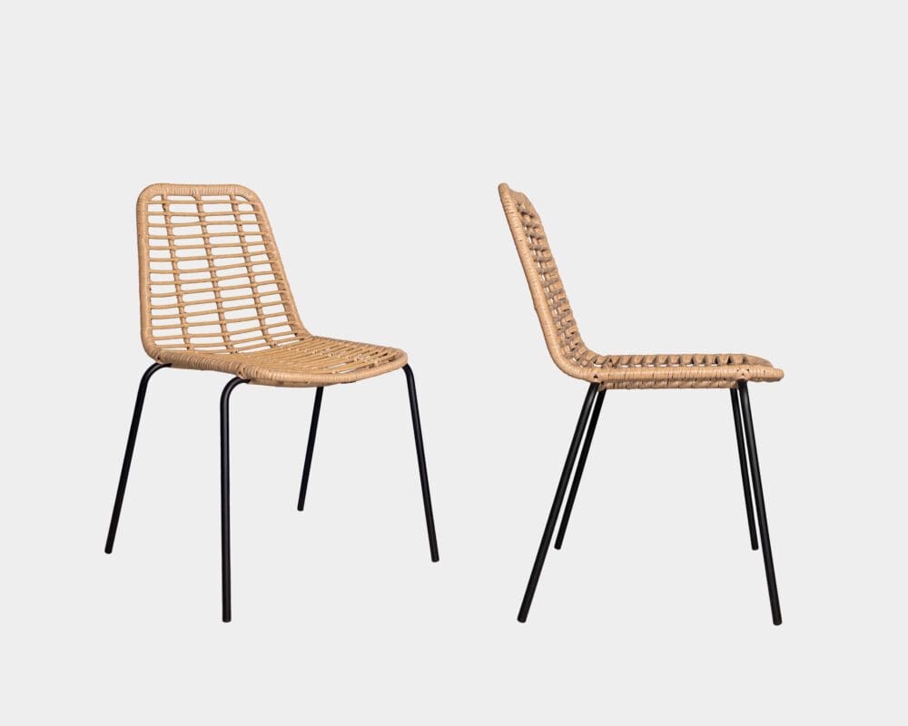 Silla Alta Para Barra Mingo Marrón Claro