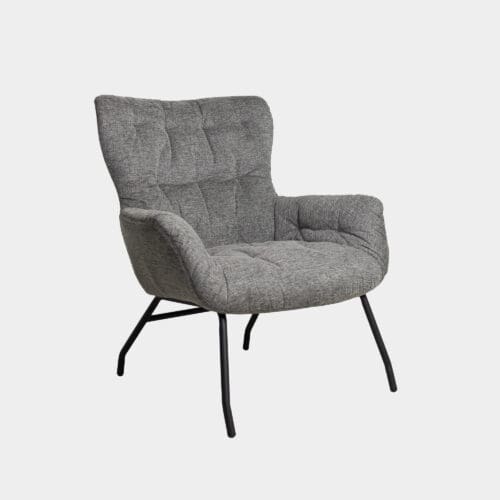 Butaca De Tela Markusa Gris