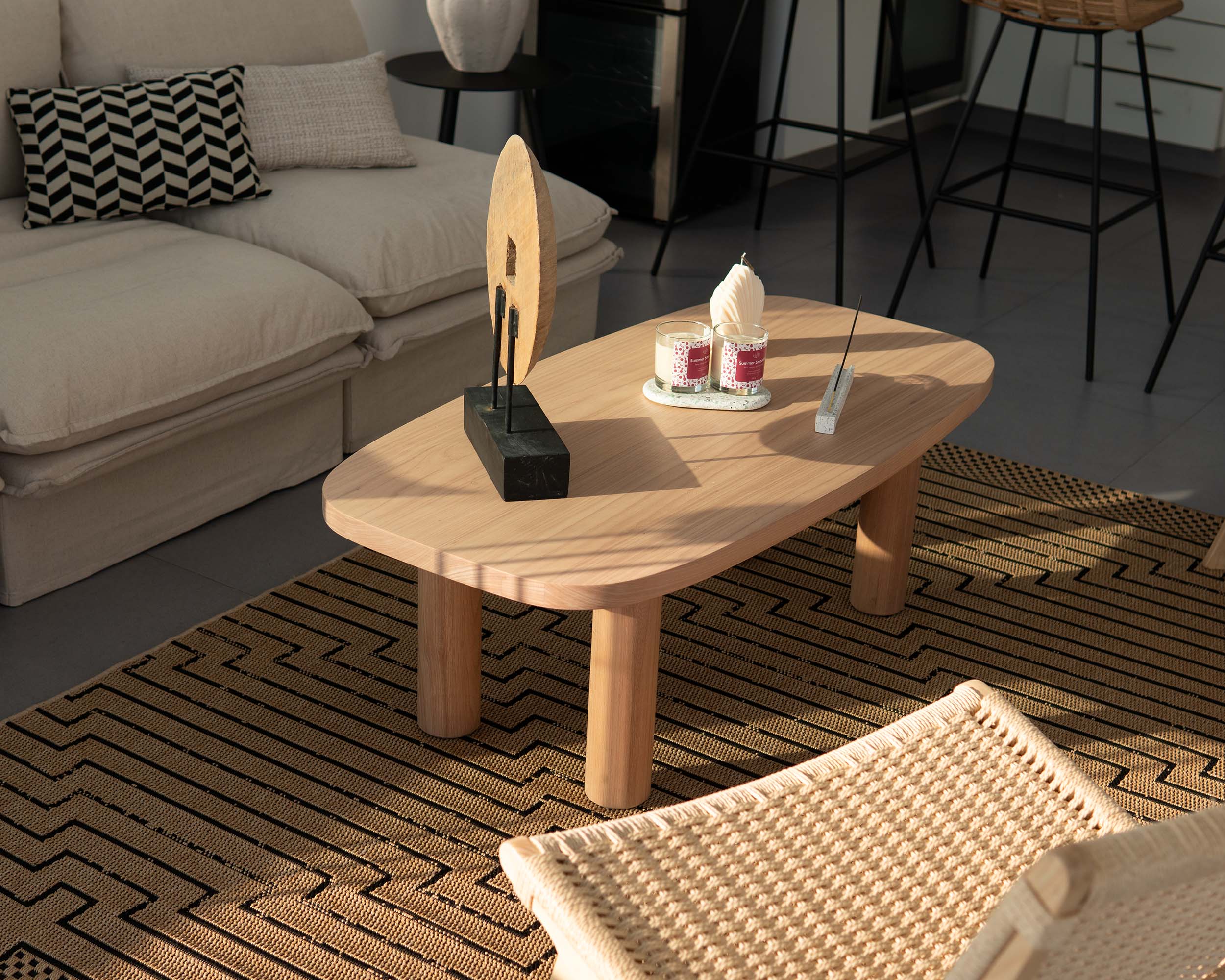 Mesa De Centro De Madera Big Foot Small Marrón Claro Mesa De Centro De Madera Big Foot Small Marrón Claro