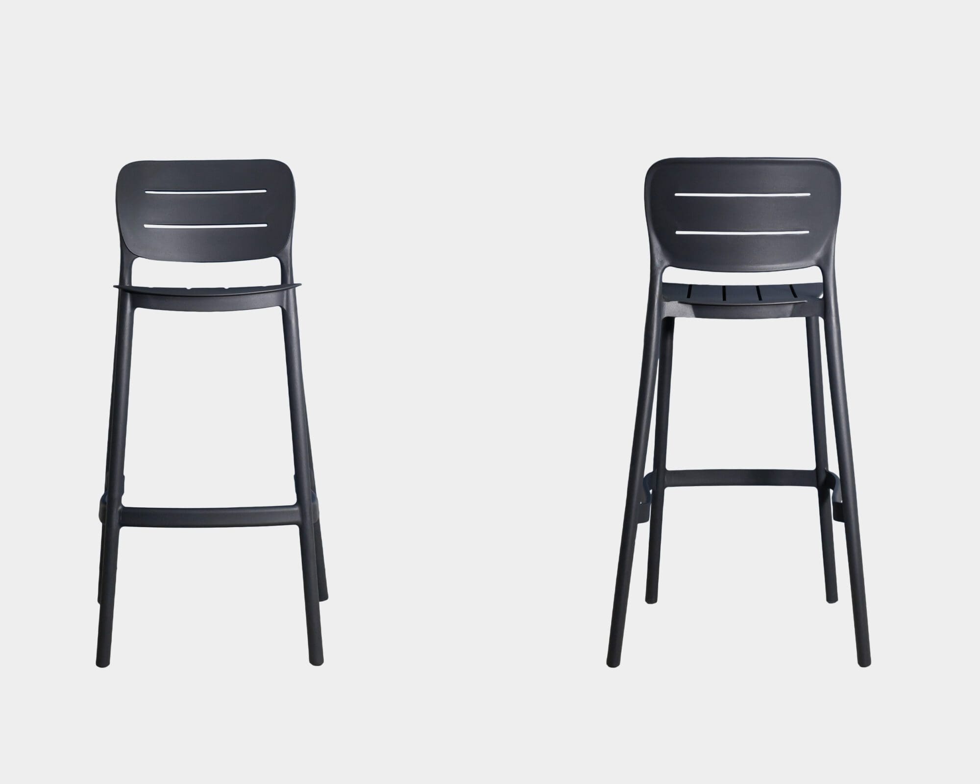 Silla Alta Para Barra Lambite Negro
