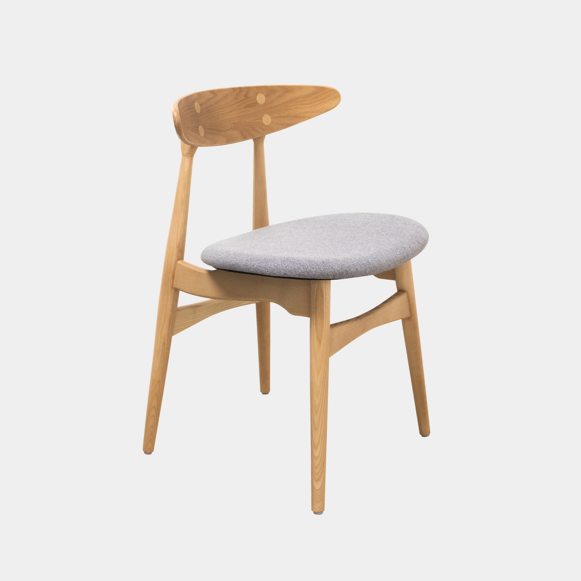 SILLA DE COMEDOR DE MADERA HANS MARRÓN CLARO