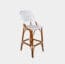 Silla De Bar Mimbre Vendome Grey Pr