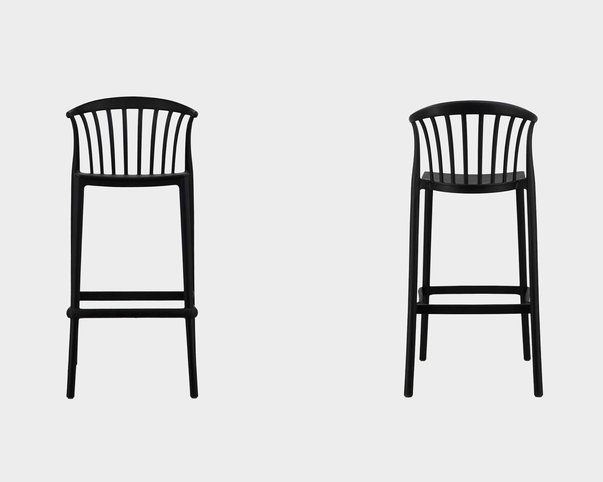 Silla Alta Para Barra Vima Black Color Negro Bar Silla Alta Para Barra Vima Black Color Negro Bar