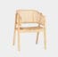 Silla De Comedor De Madera Contre Marrón Claro