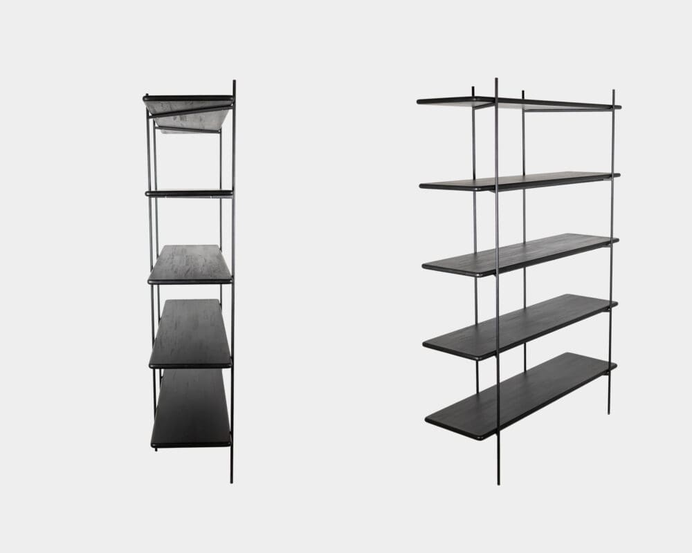 Estante De Madera Numa Black