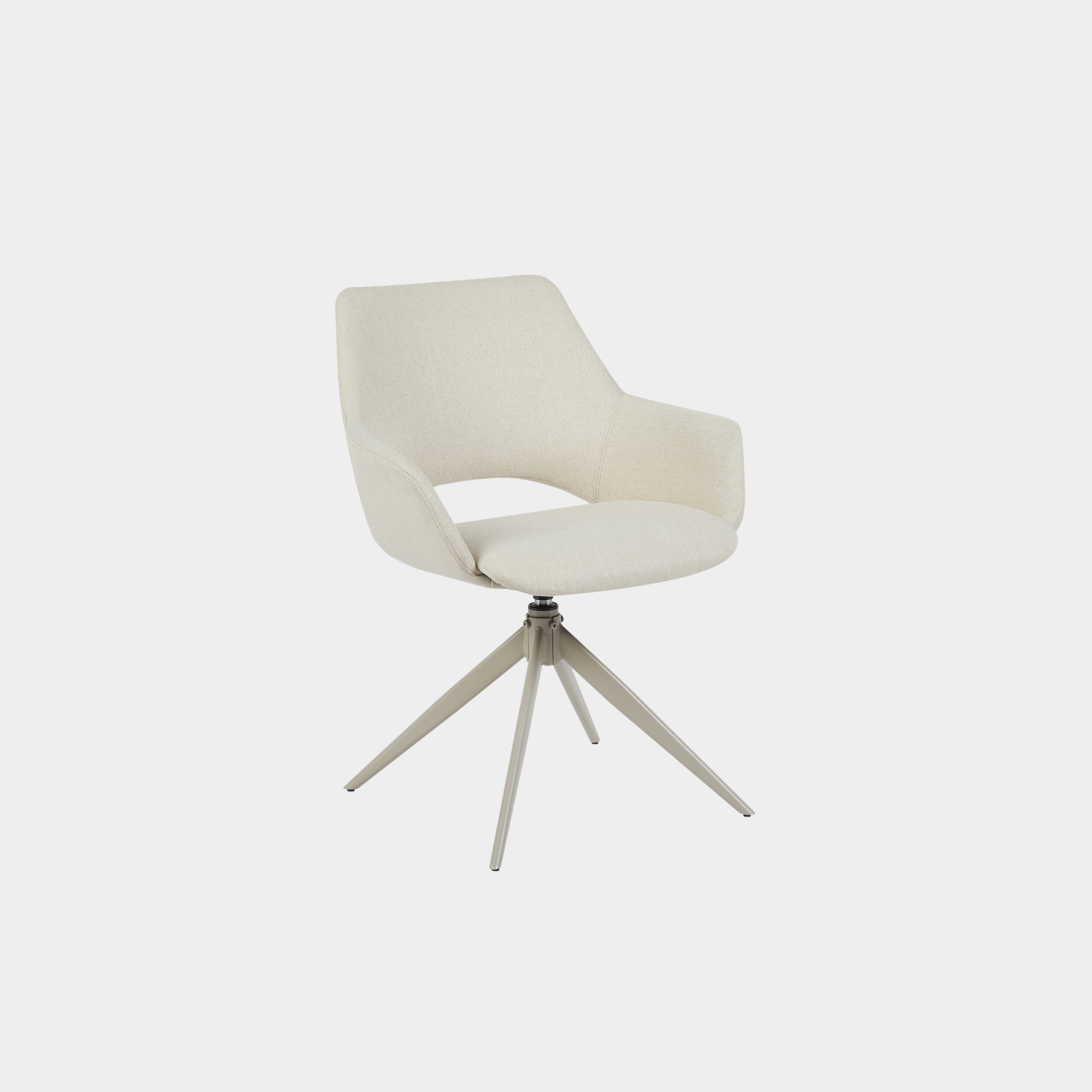 SILLA DE COMEDOR GIRATORIA NIVA BEIGE