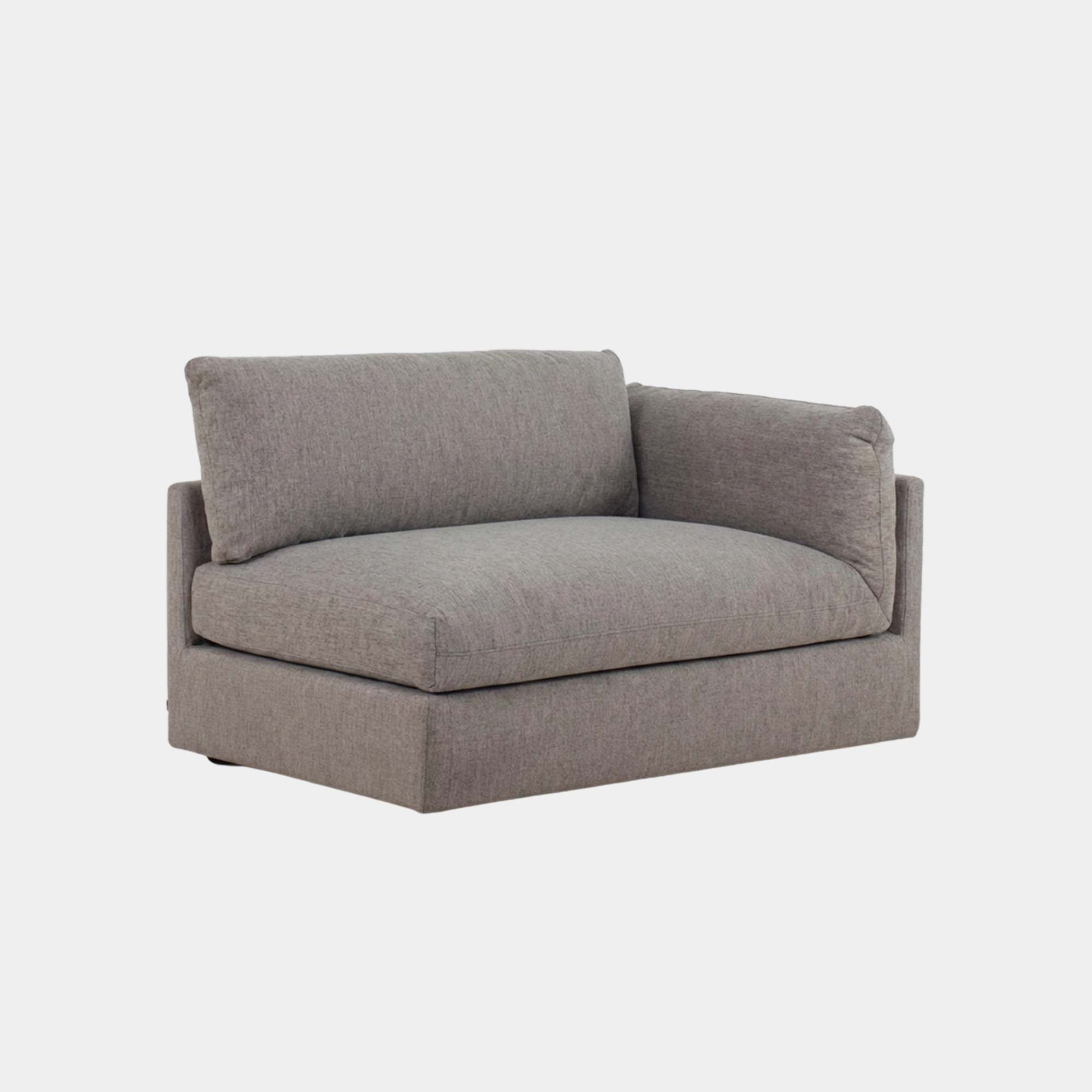 SOFA LYRA ESQUINERO IZQUIERDA TELA BROWM
