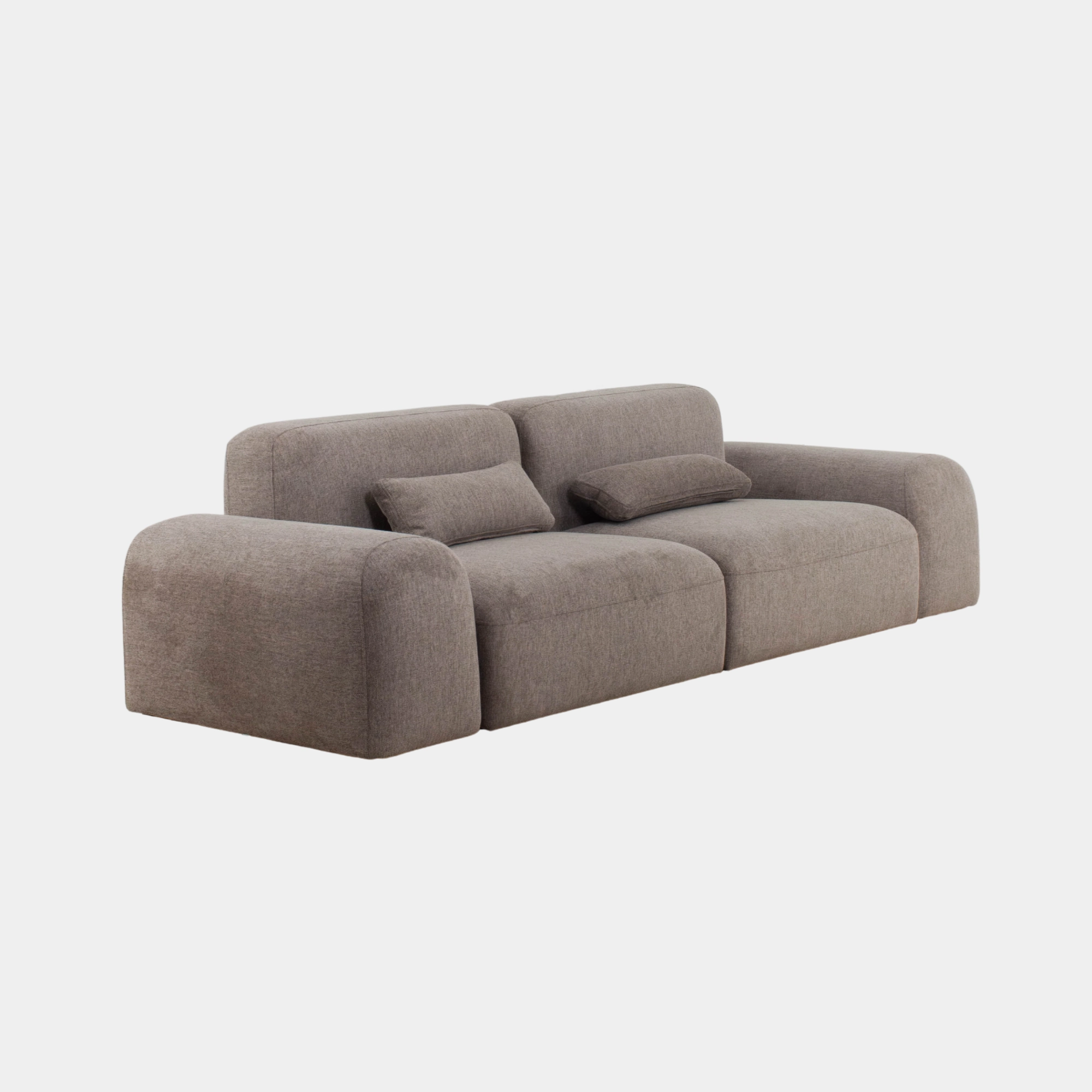 SOFA MILANO TELA BROWM
