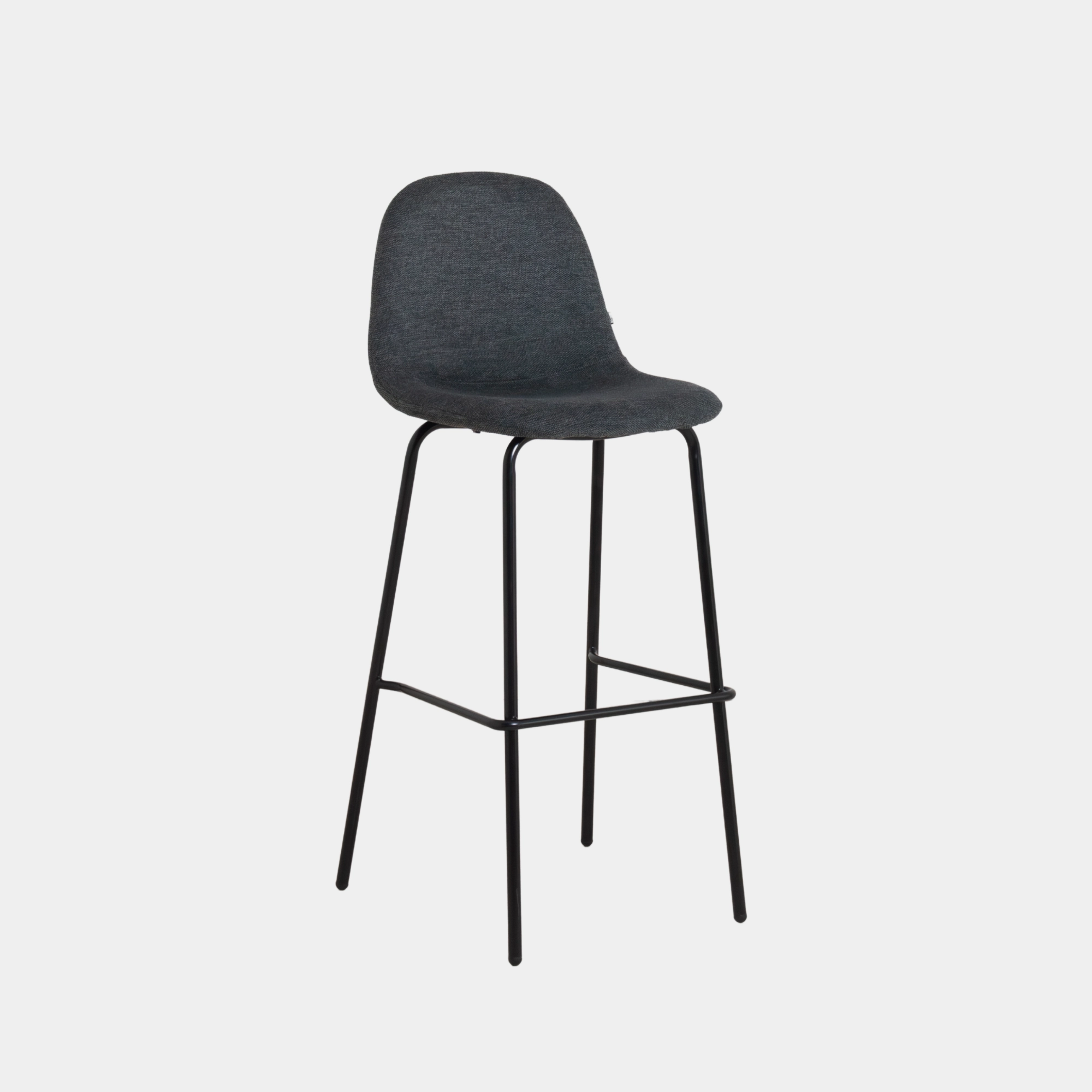SILLA BAR BHORA METAL Y TELA NEW DARK GREY