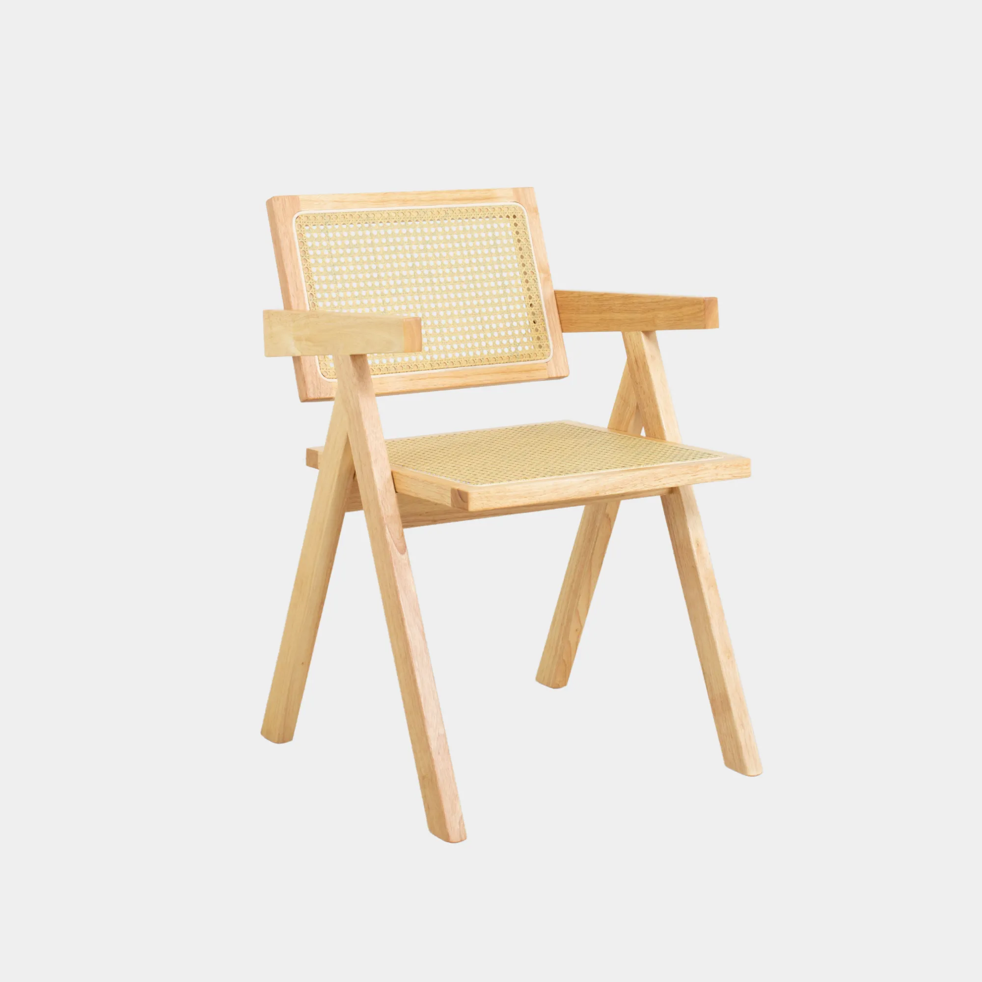 SILLA COMEDOR SANDAMA DM RATTAN & MADERA NATURAL