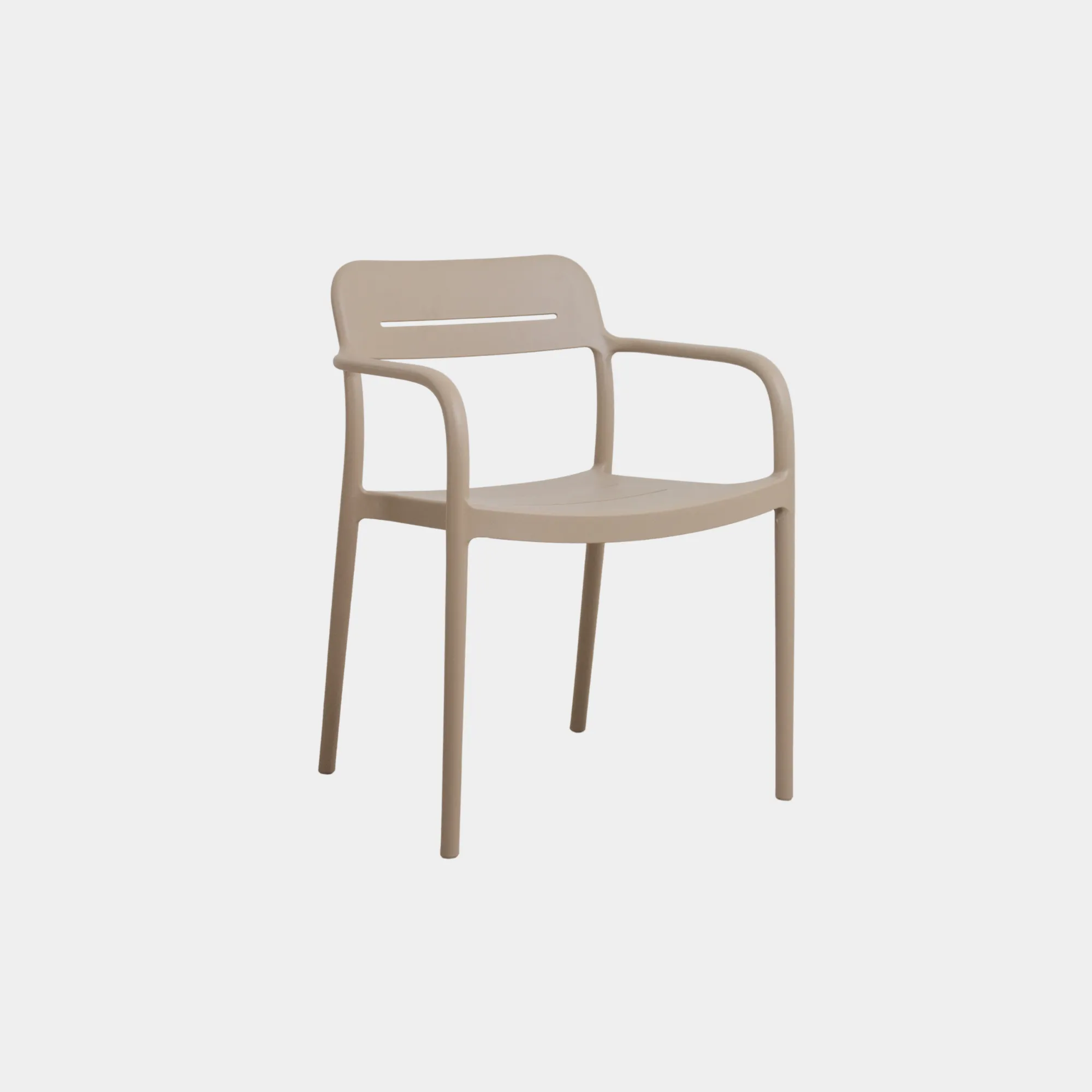 SILLA COMEDOR LUVY POLIPROPILENO BEIGE