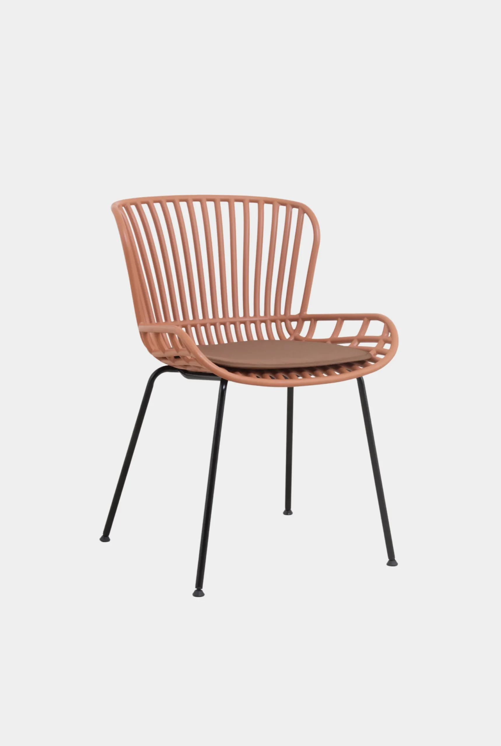 SILLA COMEDOR TERRE POLIPROPILENO TERRACOTA